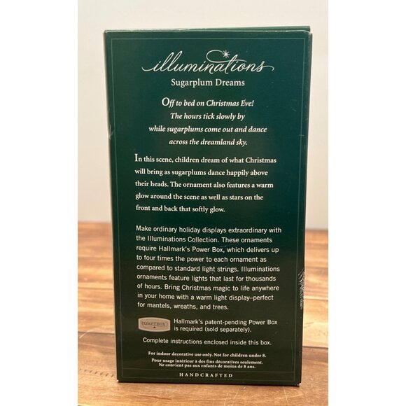 2005 HALLMARK KEEPSAKE ORNAMENT QLM7922 ILLUMINATIONS SUGAR PLUM DREAMS - Picture 6 of 11